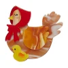 Proud Mother Hen Brooch