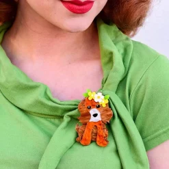 Puppy Love Brooch