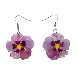 Purple Prose Earrings