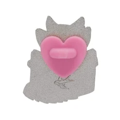 Puss In Books Enamel Pin