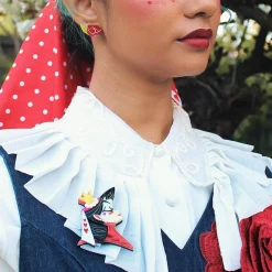Queen Of Hearts Brooch