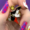 Queen Of Hearts Enamel Pin