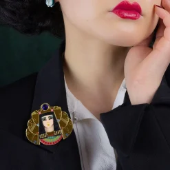 Queen Of The Nile Cleopatra Brooch