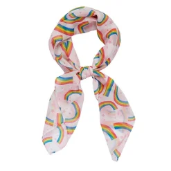Rainbow Heart Head Scarf