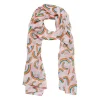 Rainbow Heart Large Neck Scarf