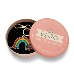 Rainbow Ruff Key Ring