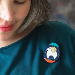 Ram Of Perseverance Brooch