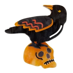 Raven Mad Brooch