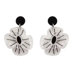 Remembrance Poppy Drop Earrings