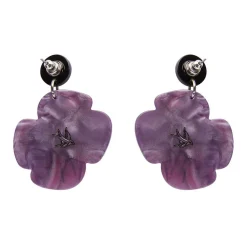 Remembrance Poppy Drop Earrings