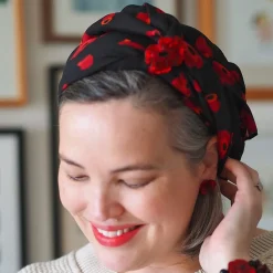 Remembrance Poppy Head Scarf