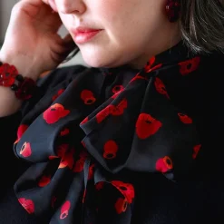 Remembrance Poppy Large Neck Scarf