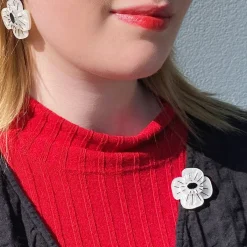 Remembrance Poppy Mini Brooch