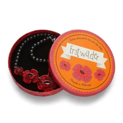 Remembrance Poppy Necklace