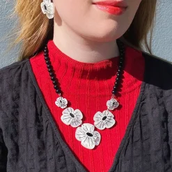 Remembrance Poppy Necklace