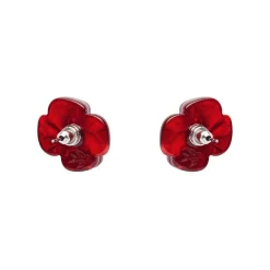Remembrance Poppy Stud Earrings