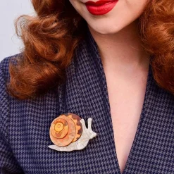 Reticulated Rebel Brooch