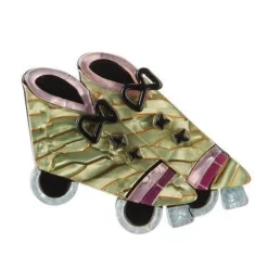 Retro Rollers Brooch