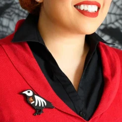 Rip Raven Brooch