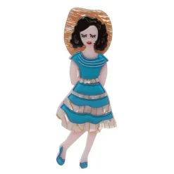 Rockabilly Queen Brooch