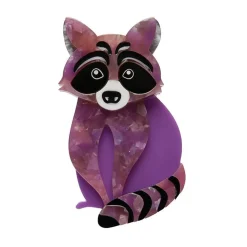 Rocket'S Riot Raccoon Brooch