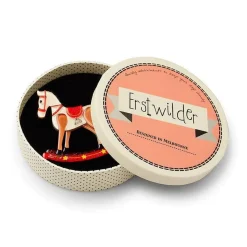 Rocking Reminiscence Horse Brooch
