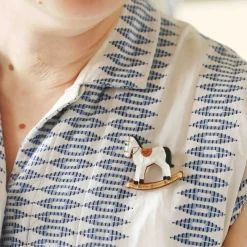 Rocking Reminiscence Mini Brooch