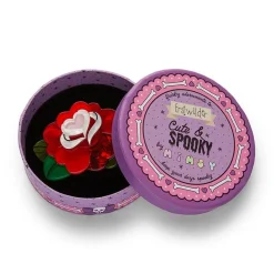 Roses Are Red Brooch