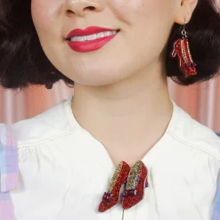 Ruby Slippers Brooch