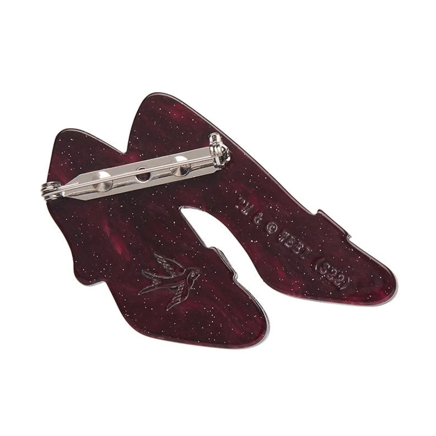 Ruby Slippers Brooch