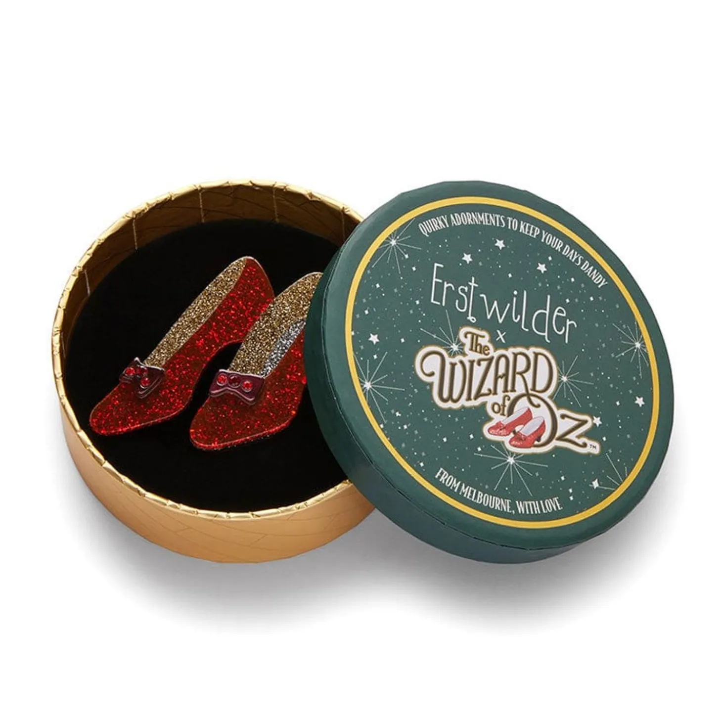 Ruby Slippers Brooch