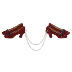 Ruby Slippers Double Brooch