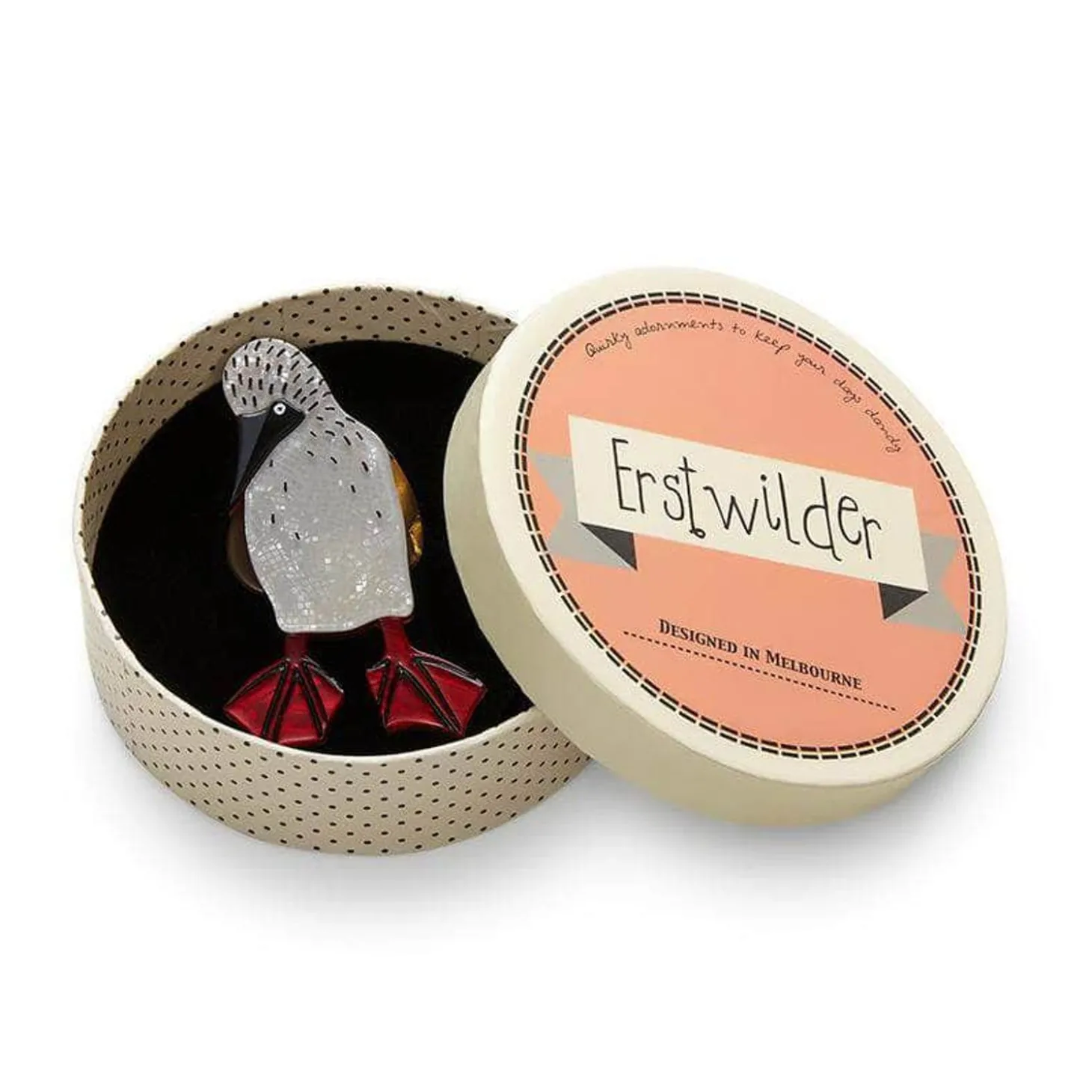 Ruby The Booby Brooch