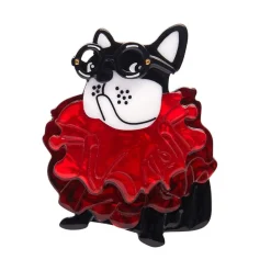 Ruff Ruff-Les Mini Brooch