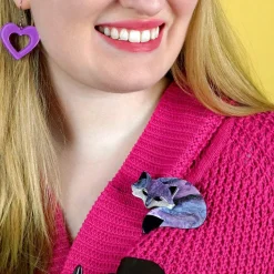 Saffron The Sleeping Fox Brooch