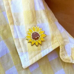 Salubrious Sunflower Enamel Pin