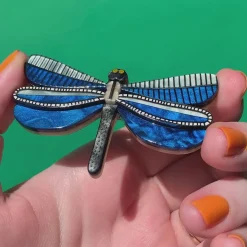 Sapphire Sky Dancer Brooch