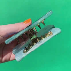 Sapphire Sky Dancer Hair Clip Claw
