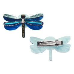 Sapphire Sky Dancer Hair Clips Set - 2 Piece