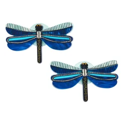 Sapphire Sky Dancer Hair Clips Set - 2 Piece
