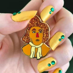 Scarecrow Enamel Pin