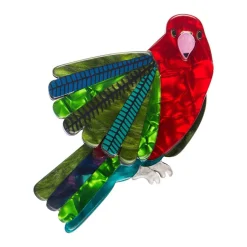 Scarlet Sovereign Brooch