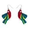 Scarlet Sovereign Earrings