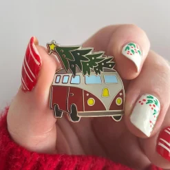 Seasonal Delivery Enamel Pin