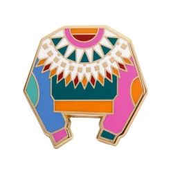 Seasonal Sweater Enamel Pin