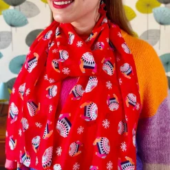 Seasonal Sweater Neck Scarf