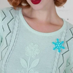 Seasonal Symmetry Brooch