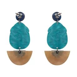 Secret Scarab Drop Earrings