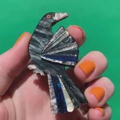 Seeing Red Brooch