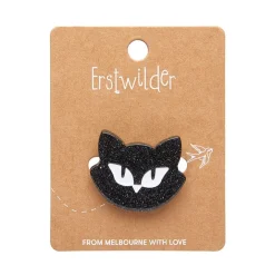 Shadow The Cat Mini Brooch